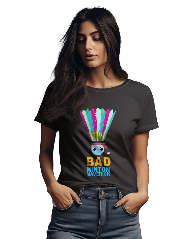 Womens I'm Badminton Maverick T-Shirt
