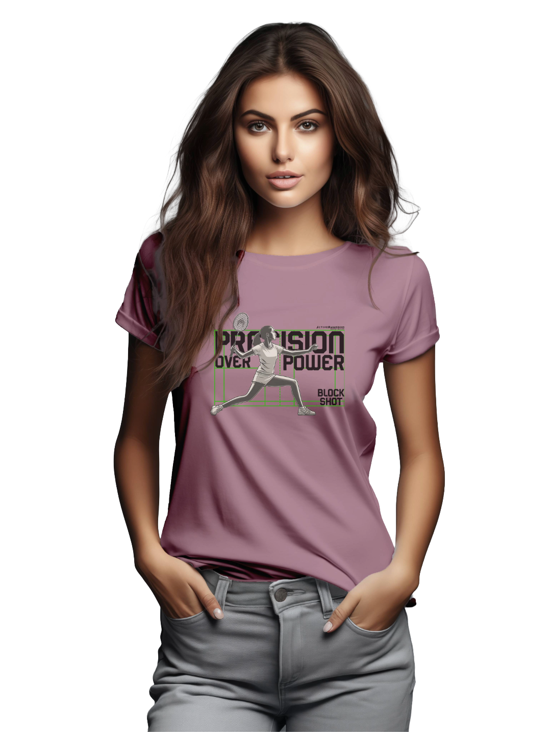 Womens Block Shot T-Shirt