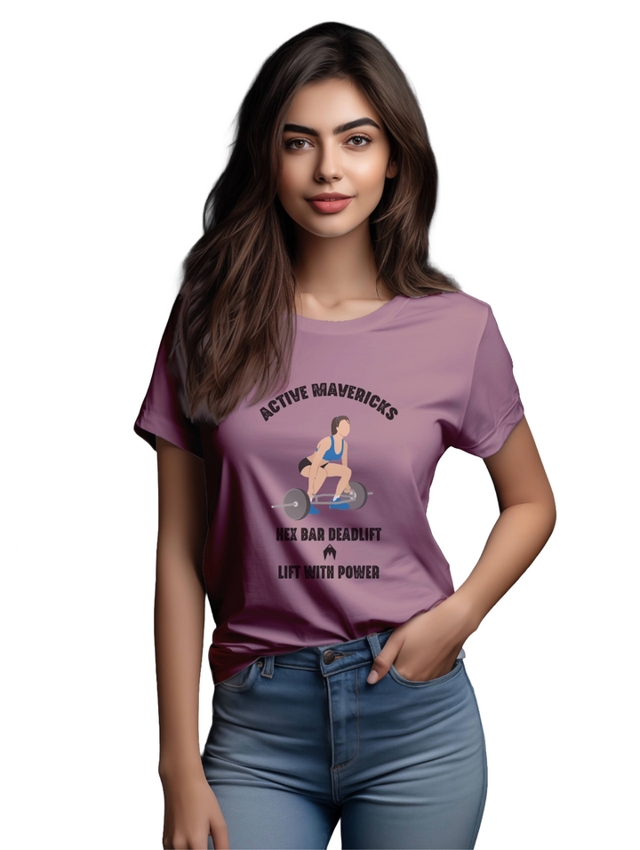 Womens HEX BAR DEADLIFT T-Shirt