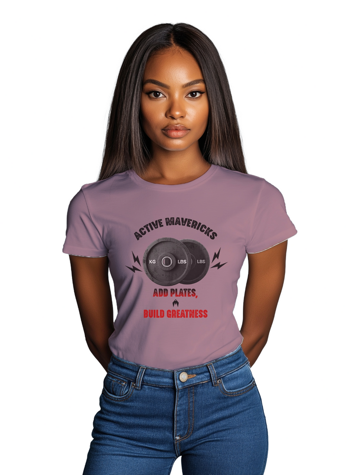 Womens WEIGHT PLATES T-Shirt