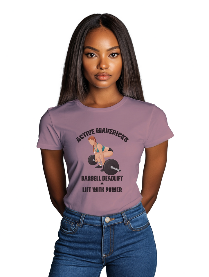 Womens BARBELL DEADLIFT T-Shirt
