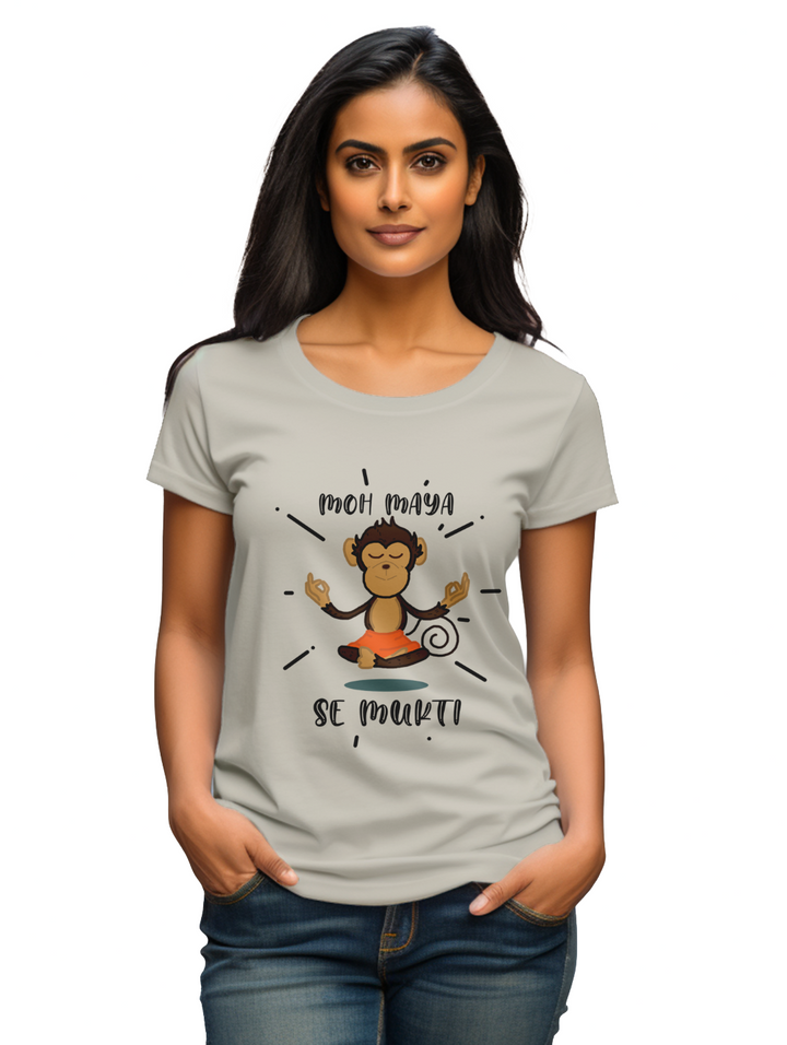 Women's  Moh maya se mukti T-shirt