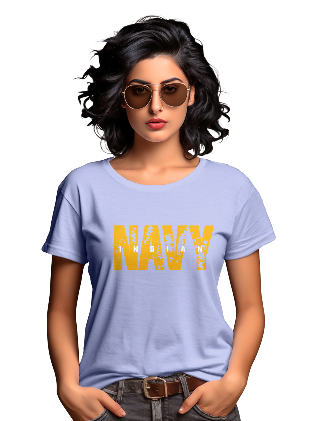 Women's  Indian navy T-Shirt