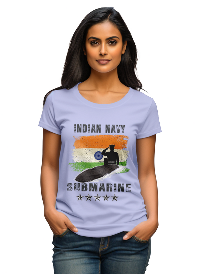 Women's INDIAN NAVY SUBMARINE T-Shirt