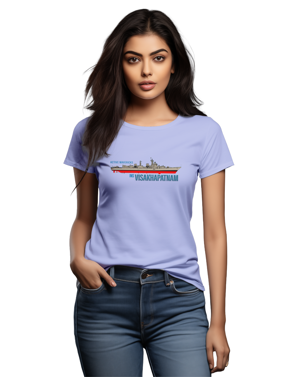 Womens INS Visakhapatnam T-shirt