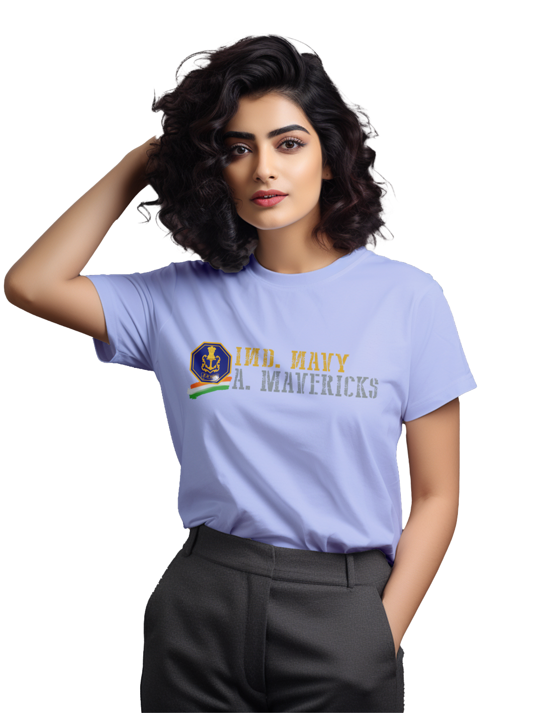 Women's  Ind. Navy A. Maverick T-Shirt