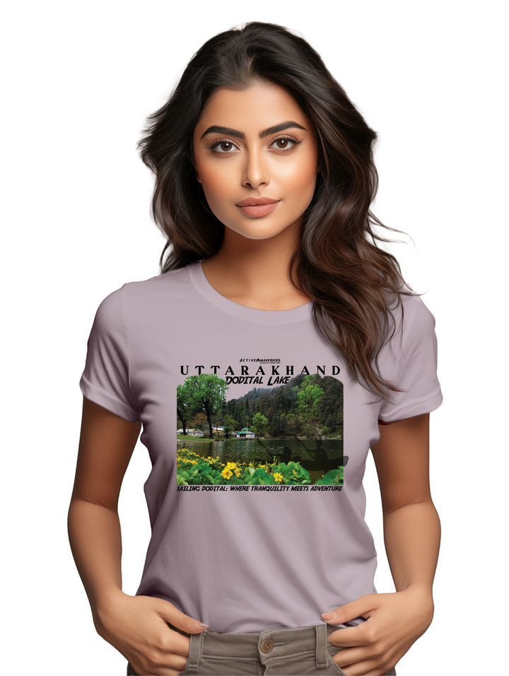 Women's DODITAL LAKE : UTTARAKHAND T-Shirt