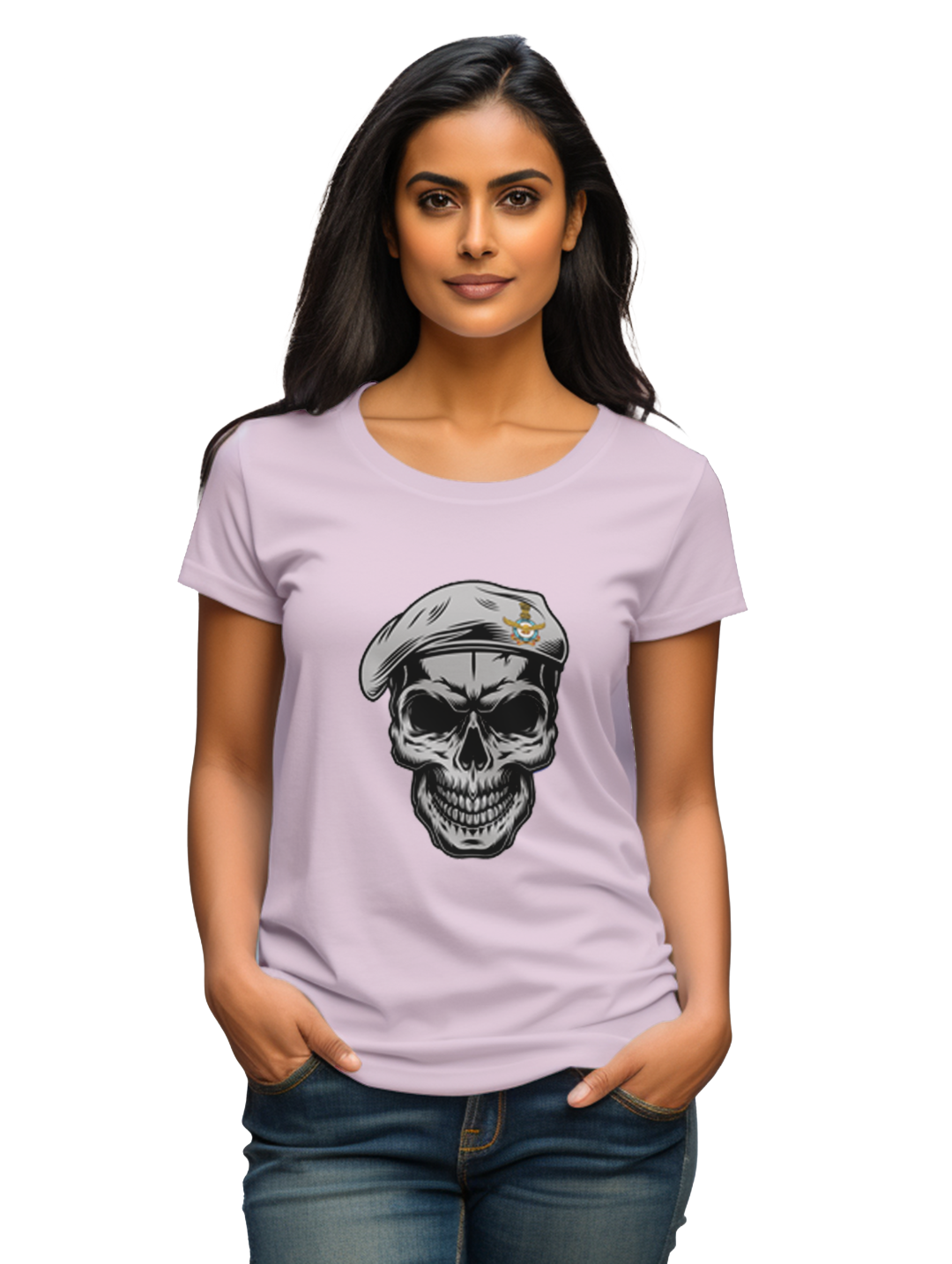 Women's Soldier Skull T-shirt