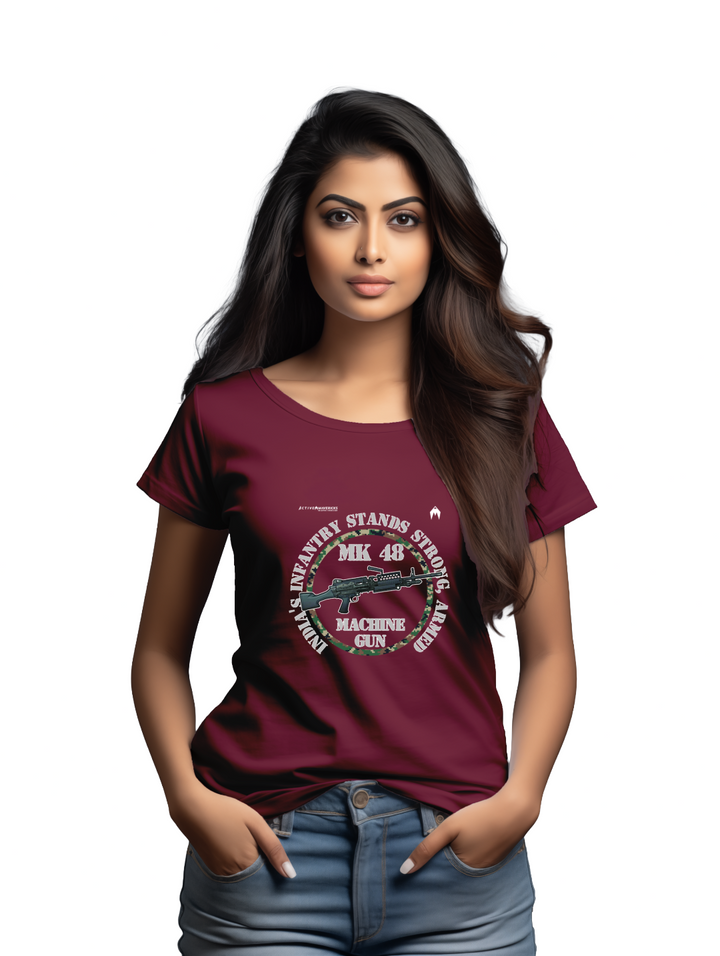 Womens's MK 48 MACHINE GUN T-Shirts