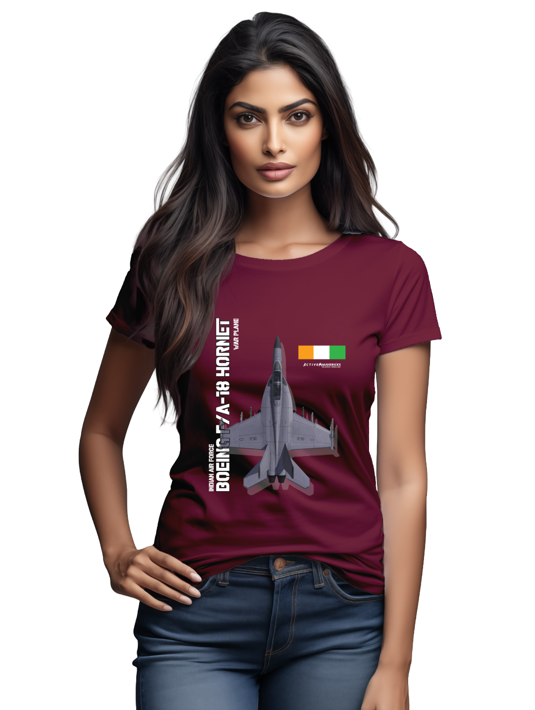 Womens BOEING F/A 18 HORNET T-shirt