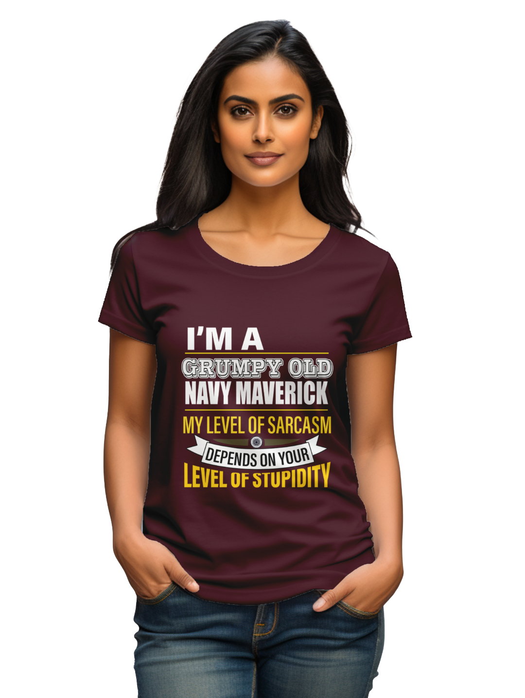 Womens I'm a Navy Maverick T-Shirt
