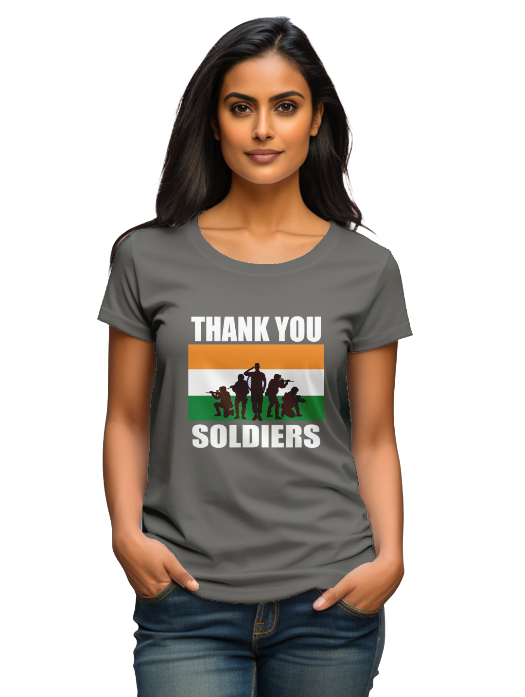 Women's Thank you Soldiers T-Shirt