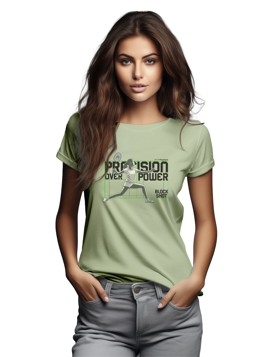 Womens Block Shot T-Shirt