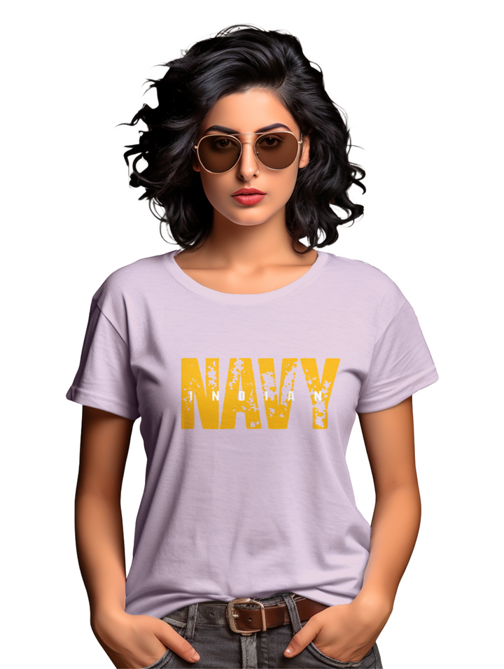 Women's  Indian navy T-Shirt