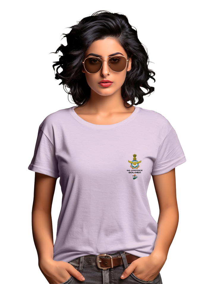 Womens Indian Airforce Soldier T-shirt