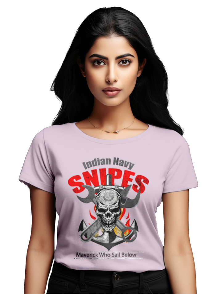 Womens Indian Navy Snipes T-shirt