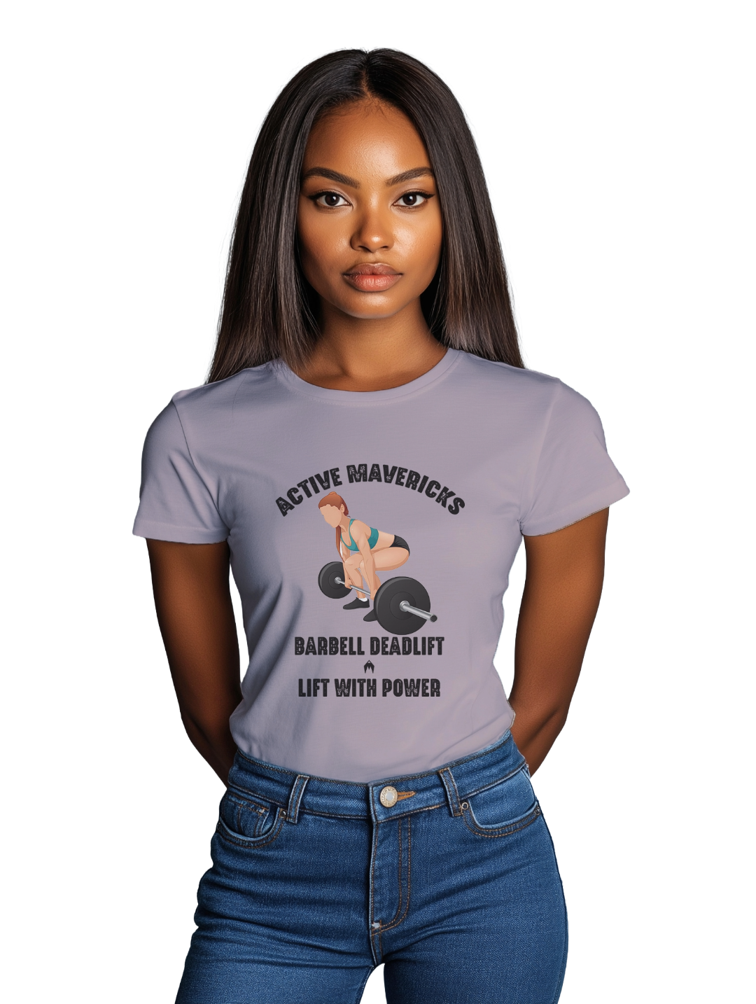 Womens BARBELL DEADLIFT T-Shirt