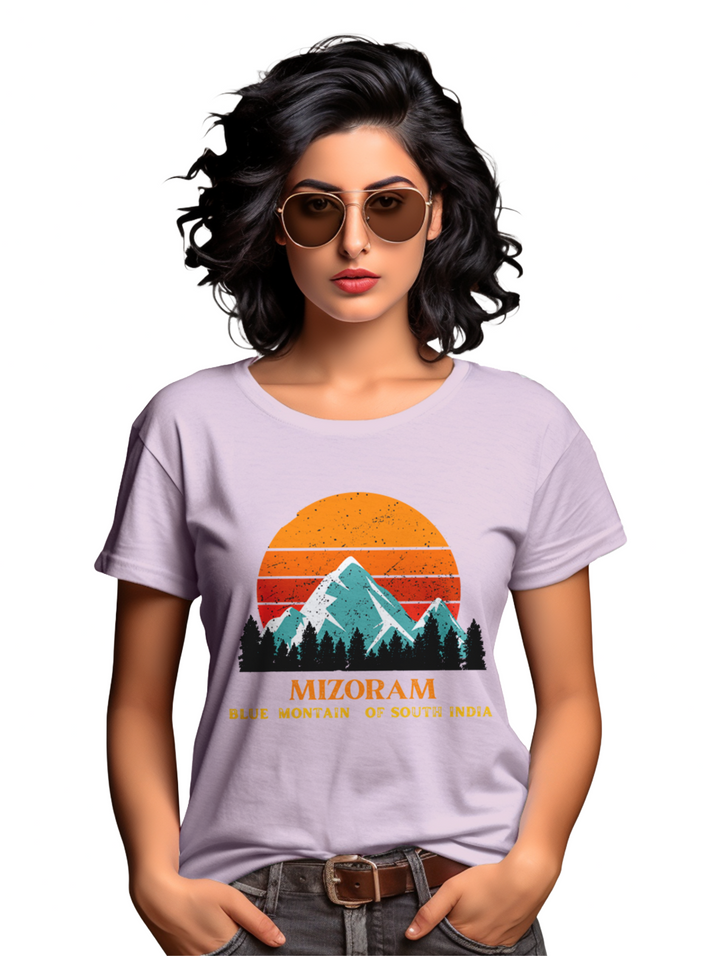 Women's Mizoram Blue Mountains T-Shirt