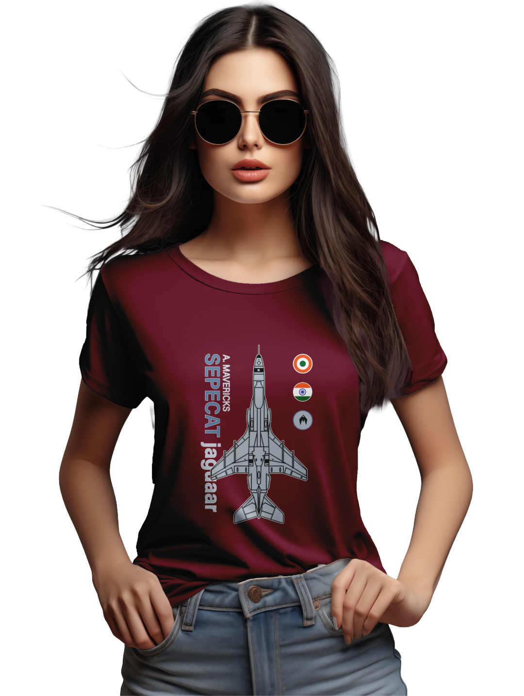 Womens Jaguar’s Valor – The IAF’s Fearless Glider T-shirt