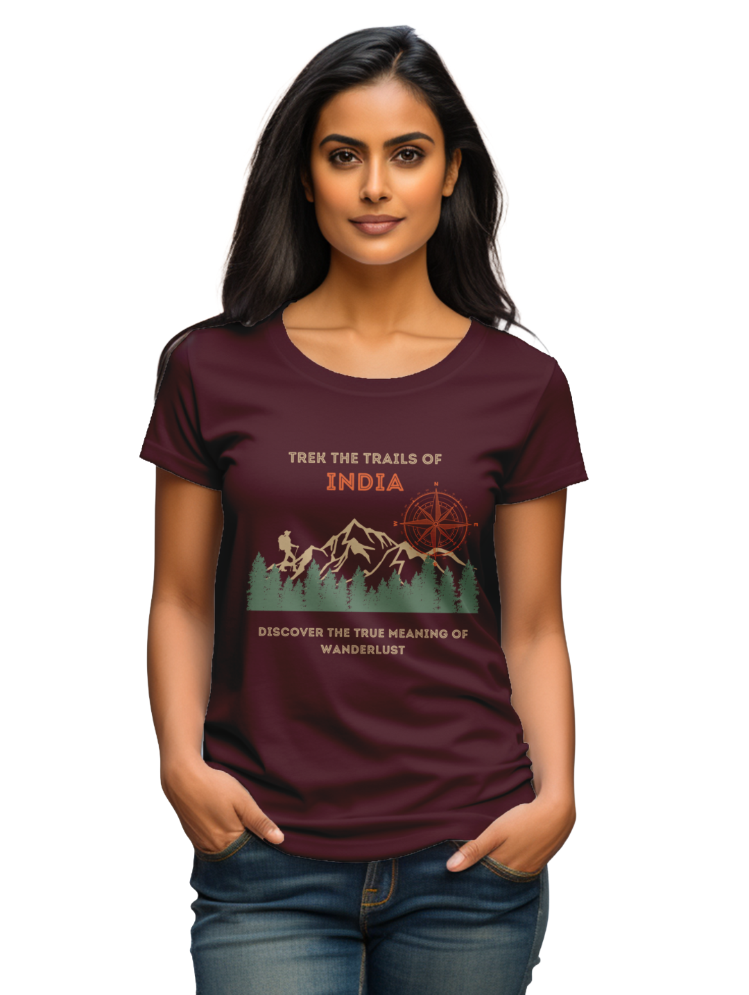 Women's Trek the trails of India T-Shirt