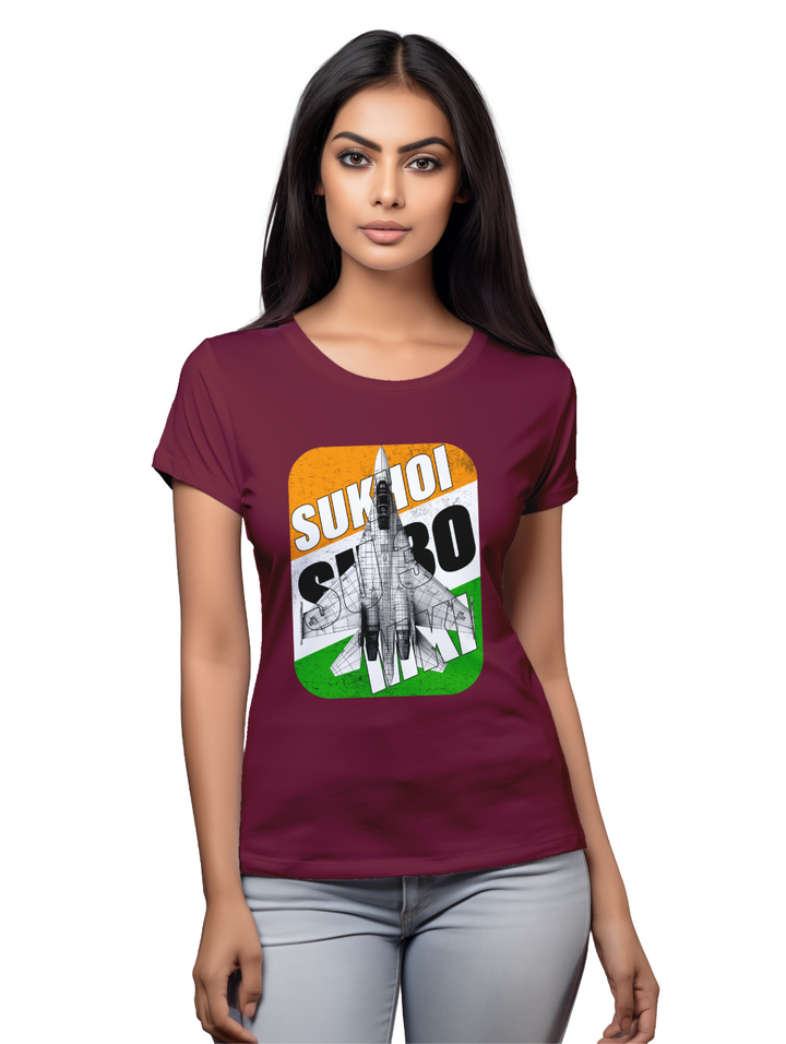 Womens Flight of the Brave – The Sukhoi Su-30MKI T-shirt