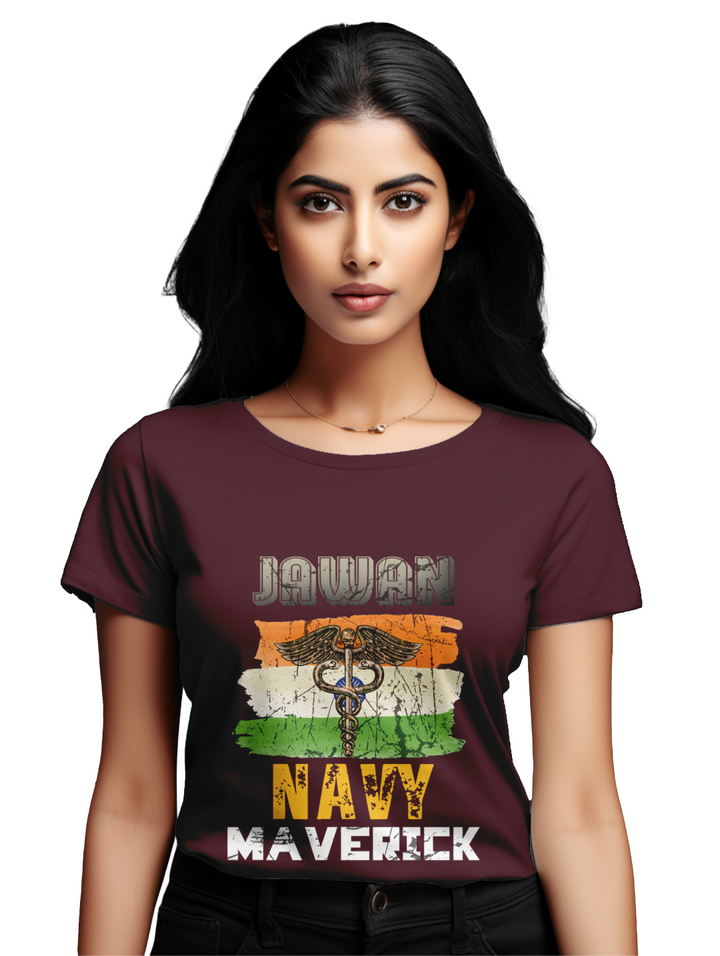 Womens Jawan Navy Maverick T-shirt