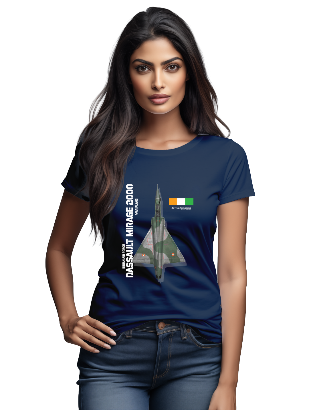 Womens DASSAULT MIRAGE 2000 T-shirt