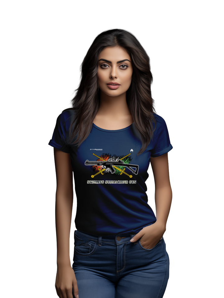 Women's STERLING SUBMACHINE GUN T-Shirt