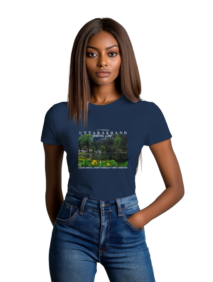 Women's DODITAL LAKE : UTTARAKHAND T-Shirt