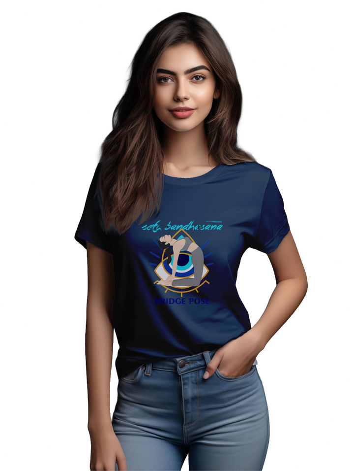 Women' s SETU BANDHASANA T-shirt