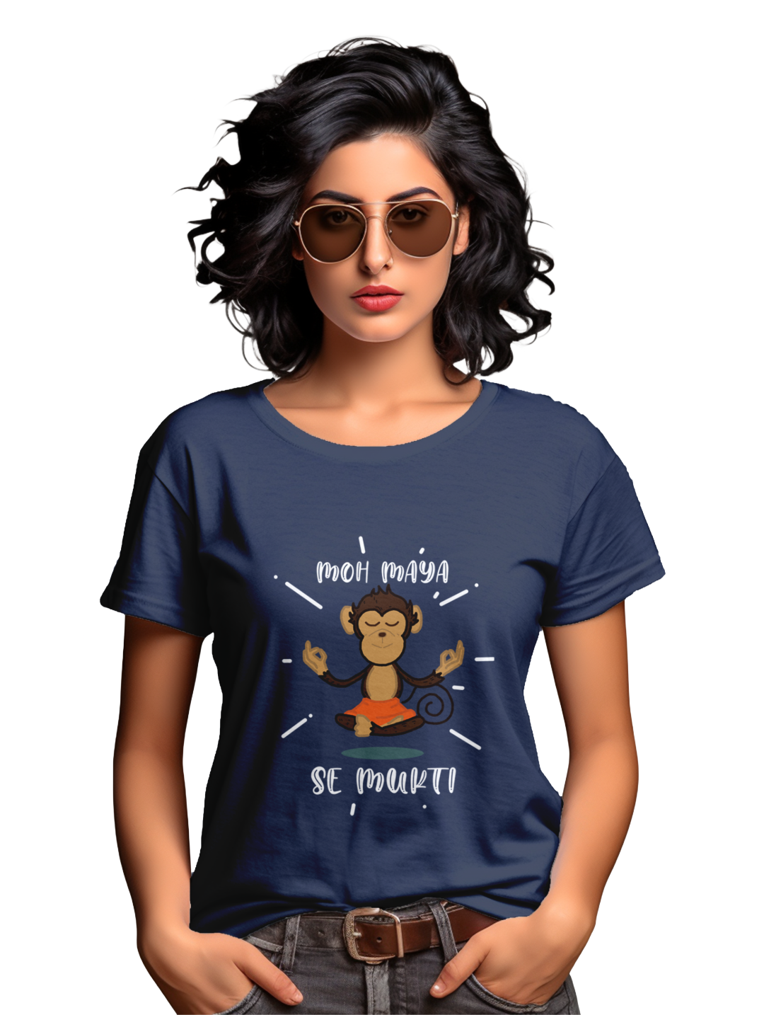 Women's  Moh maya se mukti T-shirt