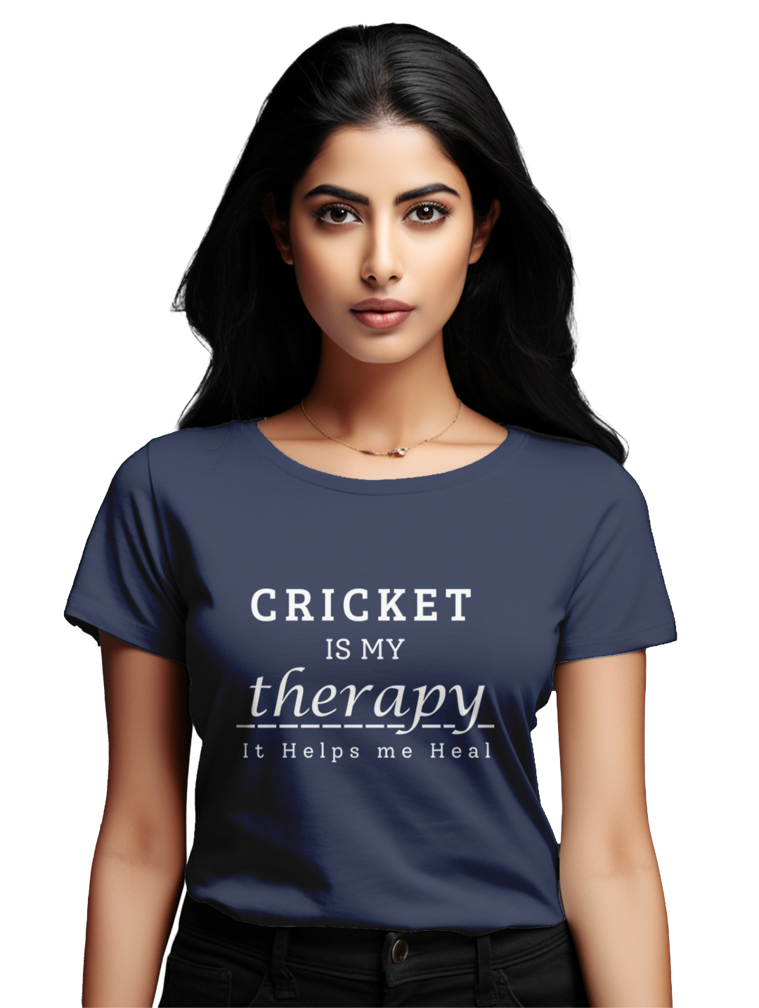 Women's Cricket is my Theraphy T-shirt