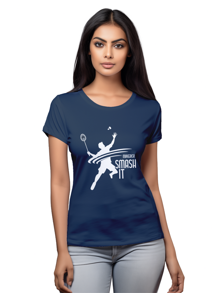 Womens Maverick Smash It T-Shirt