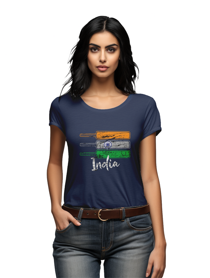 Women's India Cricket T-shirt