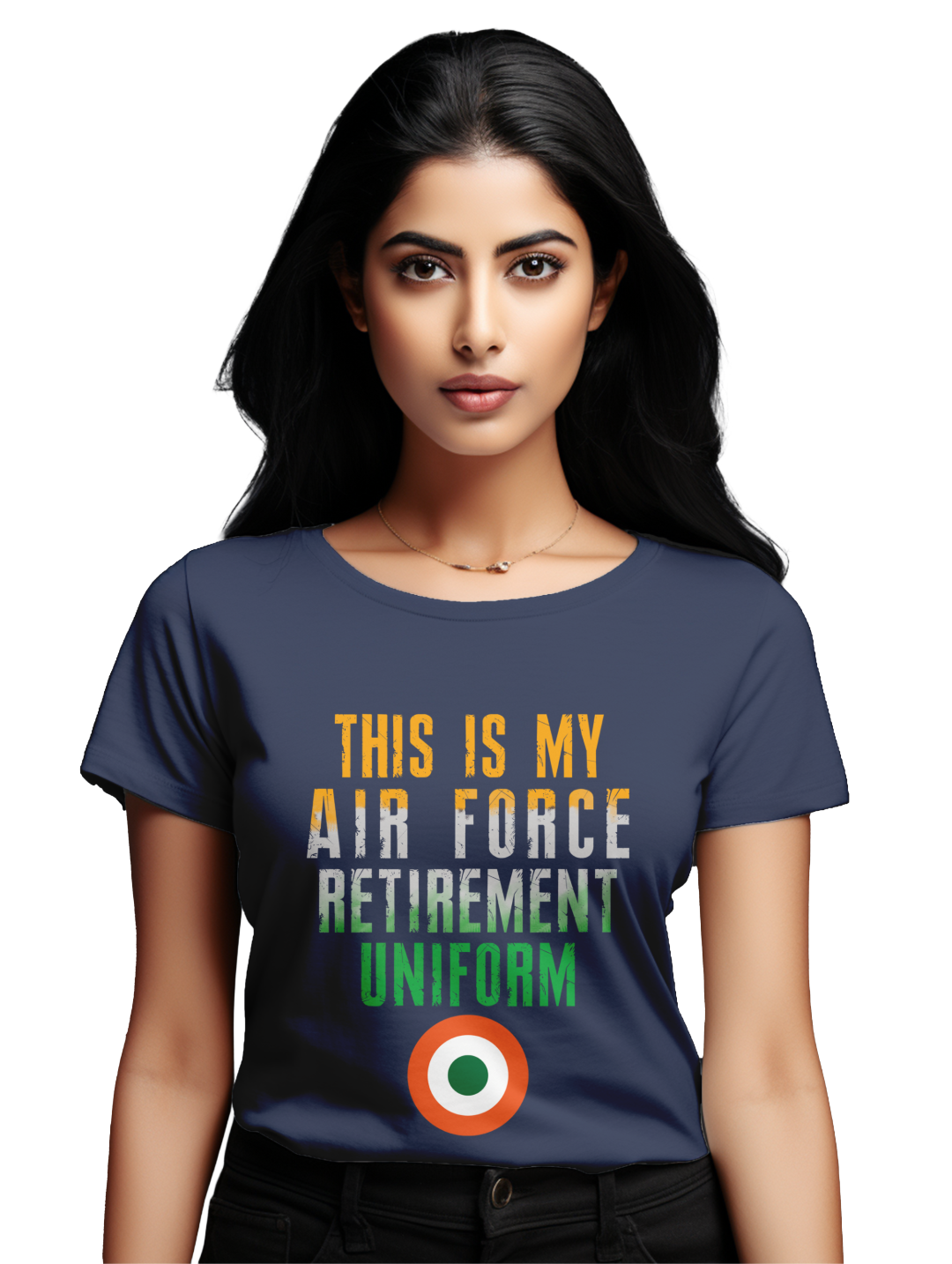 Women's This is my airforce retirement uniform T-shirt