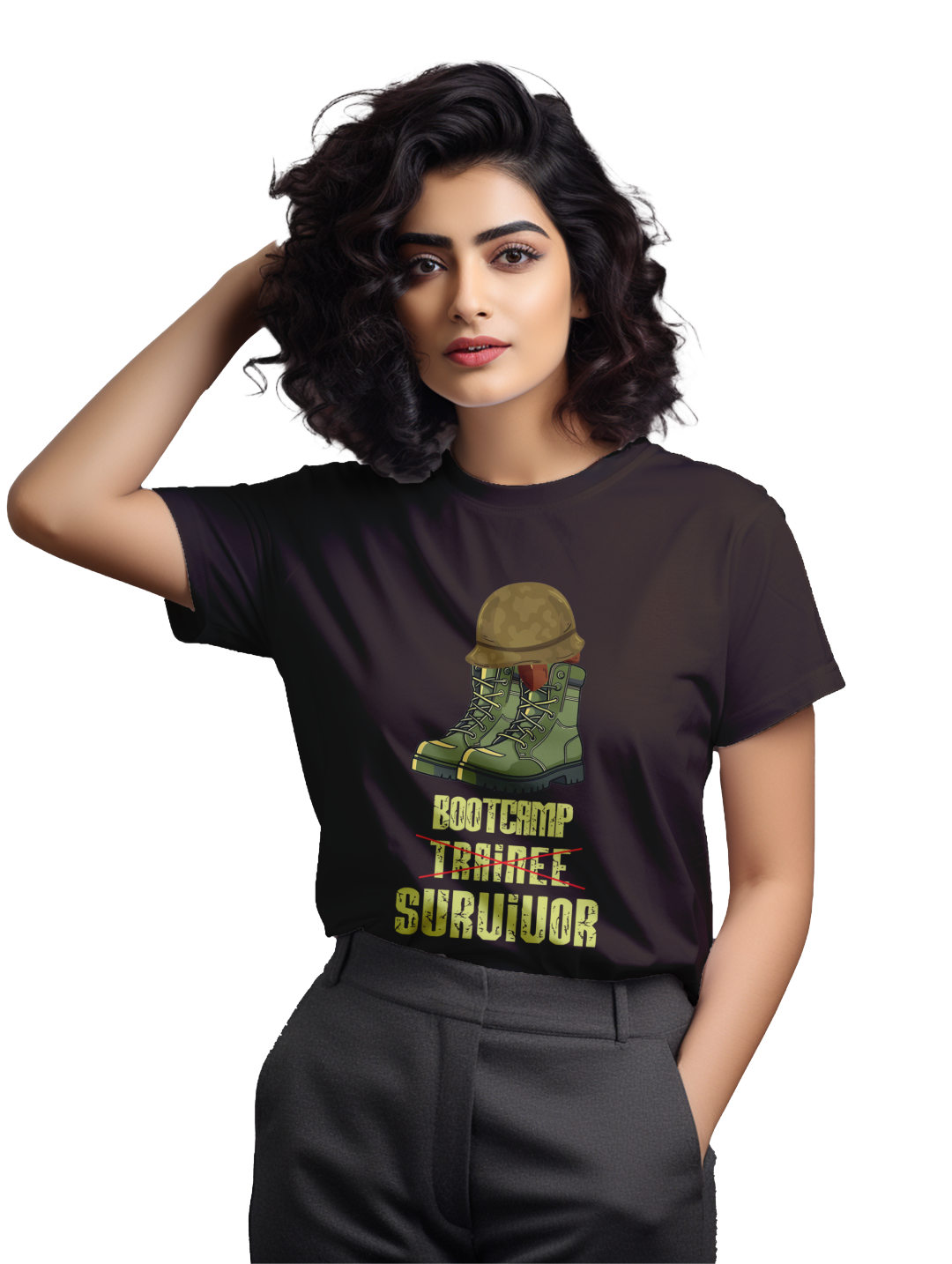 womens Bootcamp Survivour T-Shirt