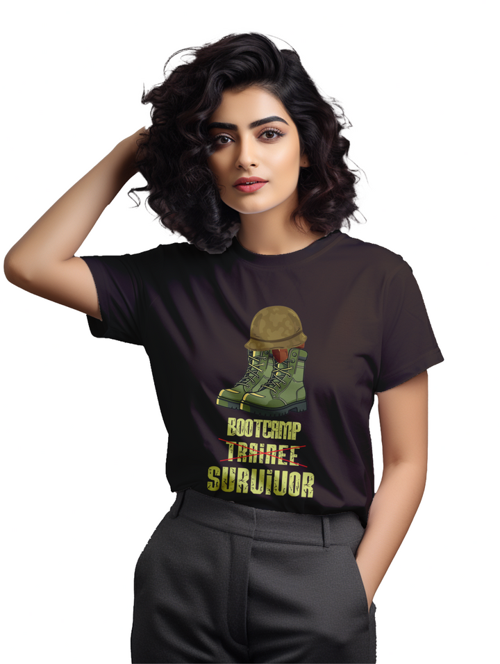 womens Bootcamp Survivour T-Shirt