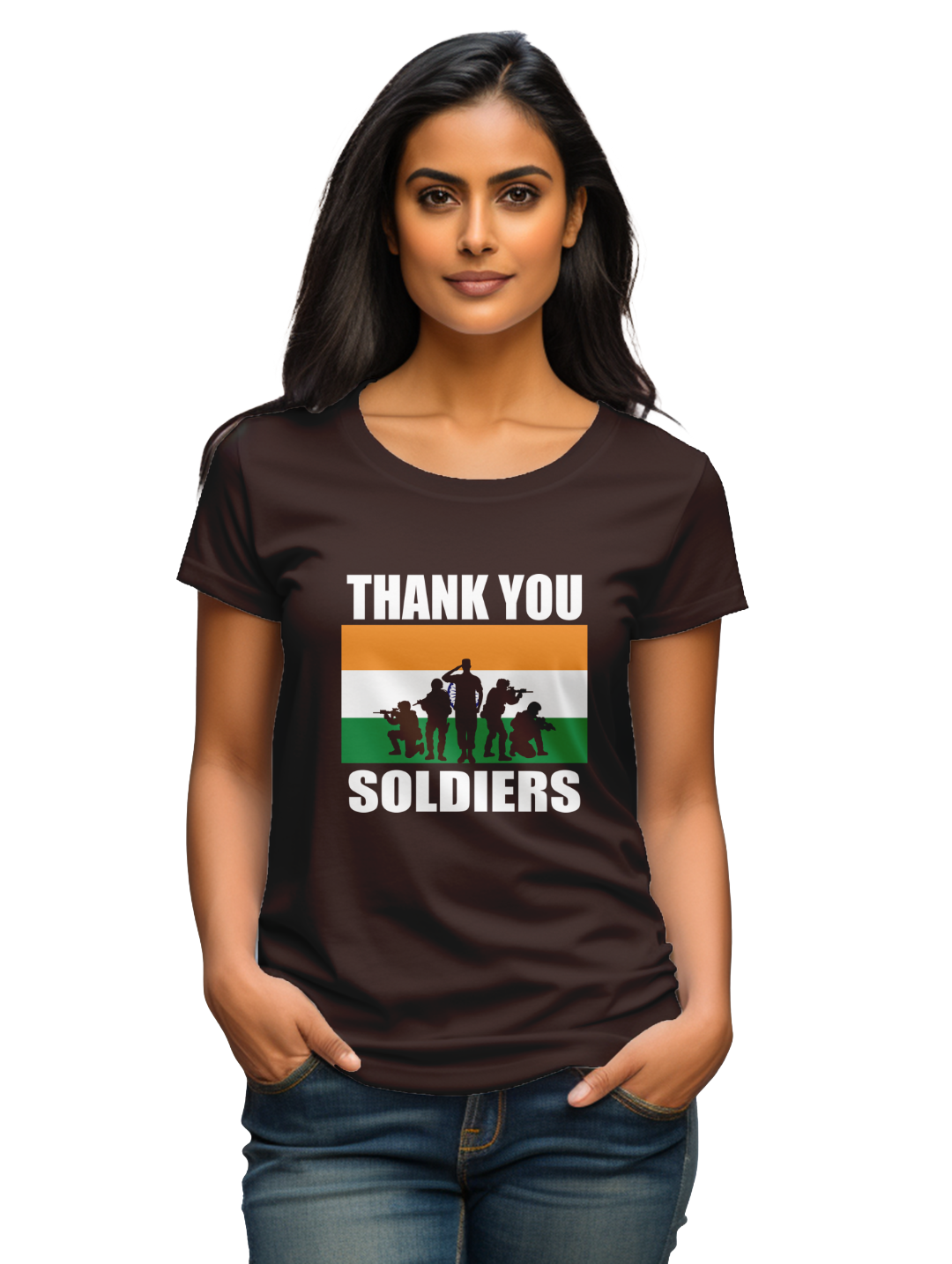 Women's Thank you Soldiers T-Shirt