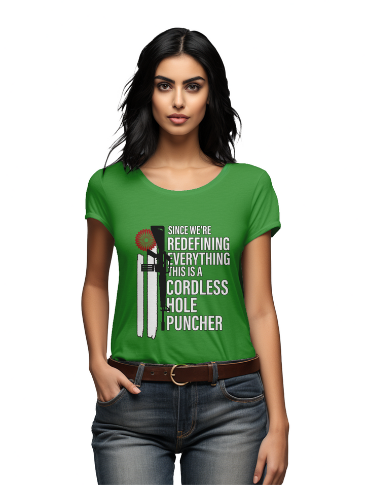 Women's Cordless hole Puncher T-Shirt