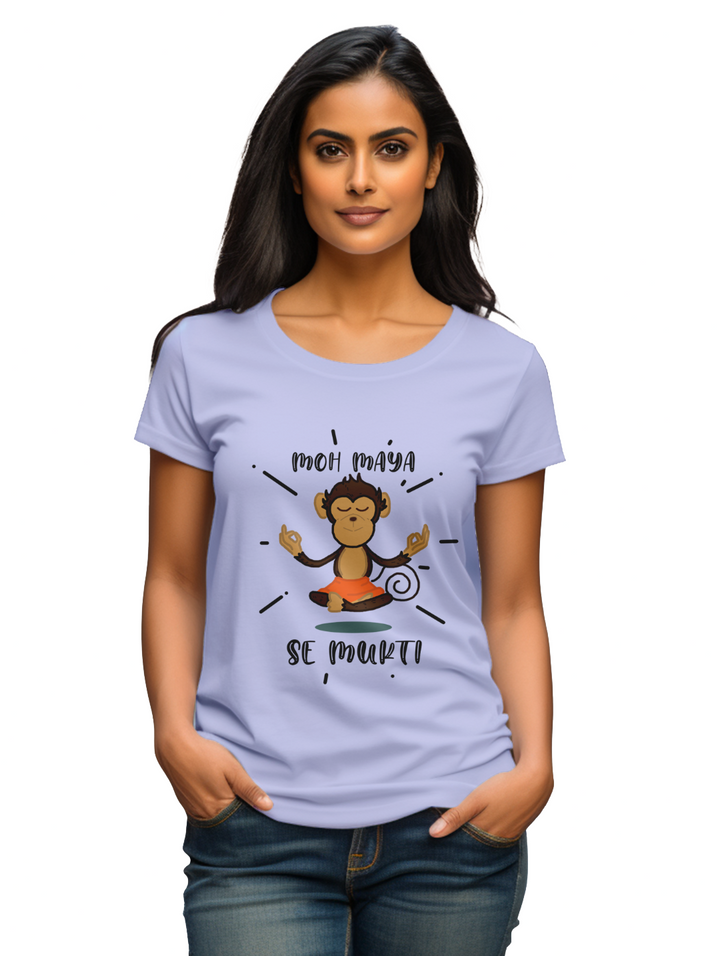 Women's  Moh maya se mukti T-shirt