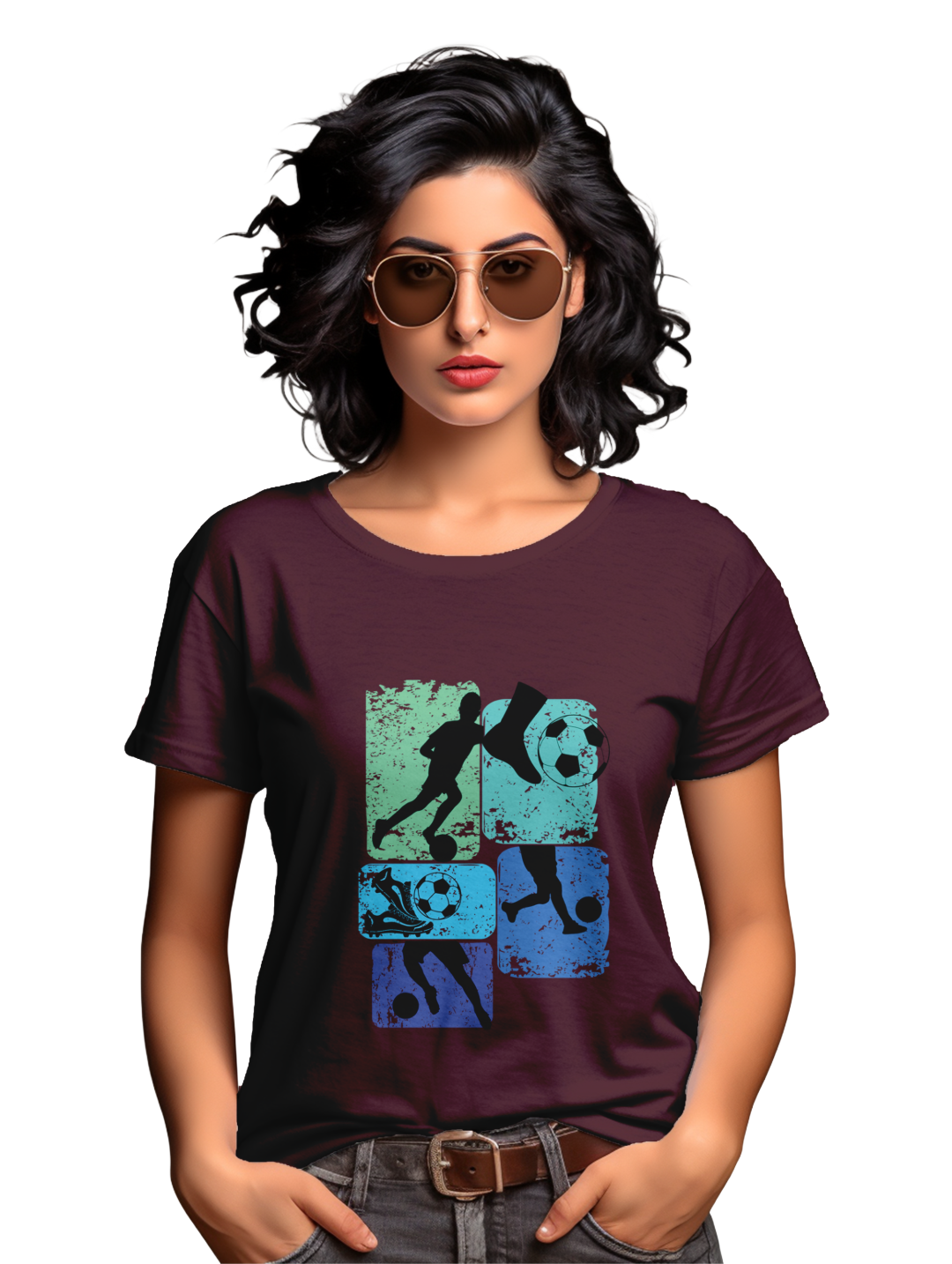 Women's Football T-Shirt