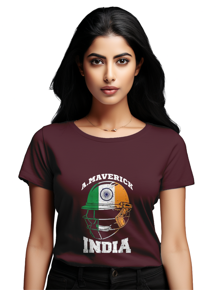 Cricket Crest: Where Passion Meets Style Women's T-shirt