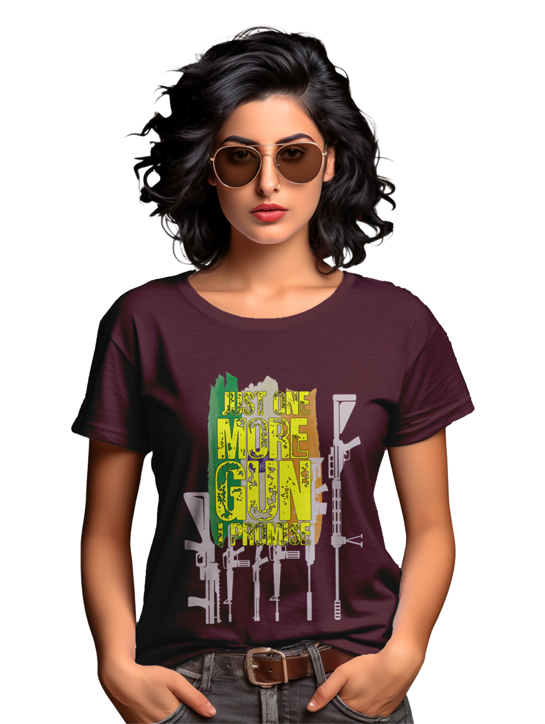 Women's Just one more gun I promise T-Shirt