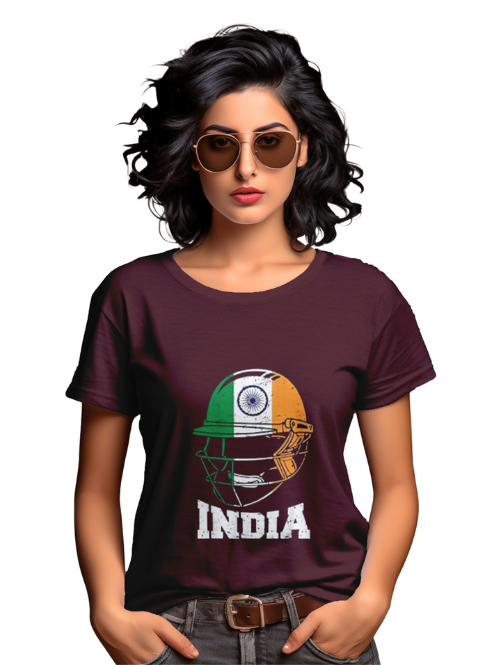 Cricket__Crest: Where Passion Meets Style Women's T-shirt