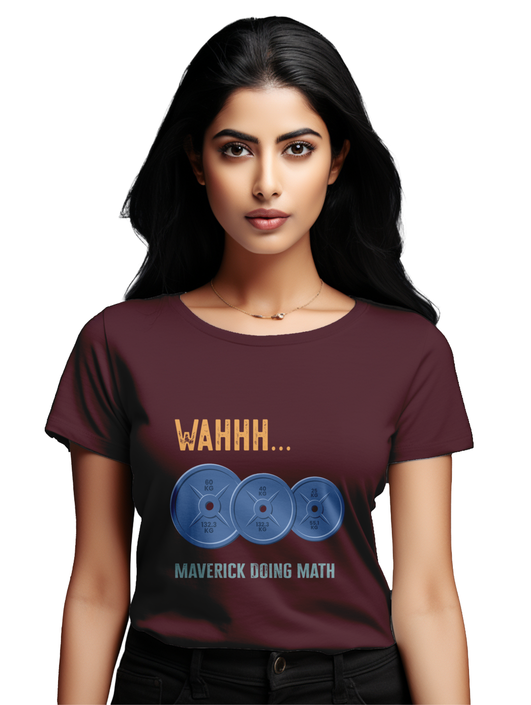 Womens WAHH Maverick doing math T-Shirt