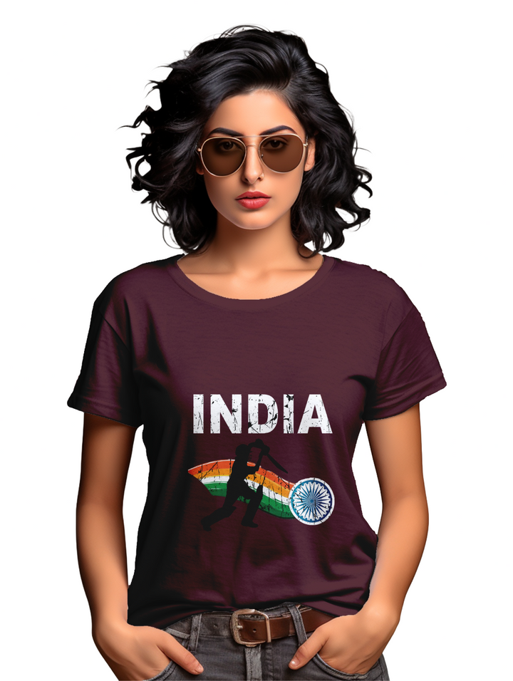 Cricket_Crest: Where Passion Meets Style Women's T-shirt