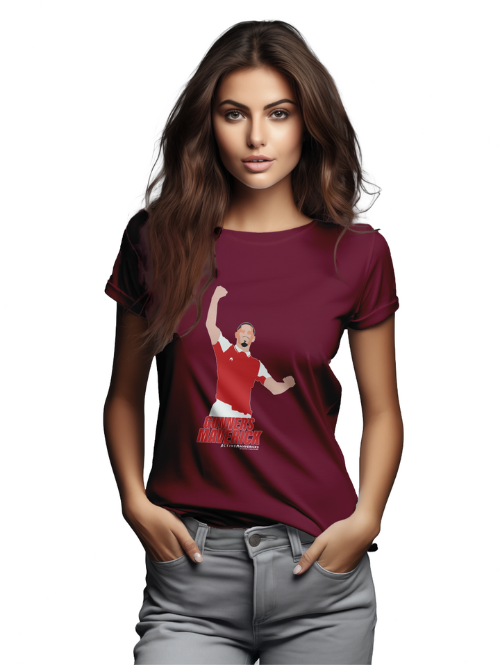 Women's Gunner's Center Back T-Shirt