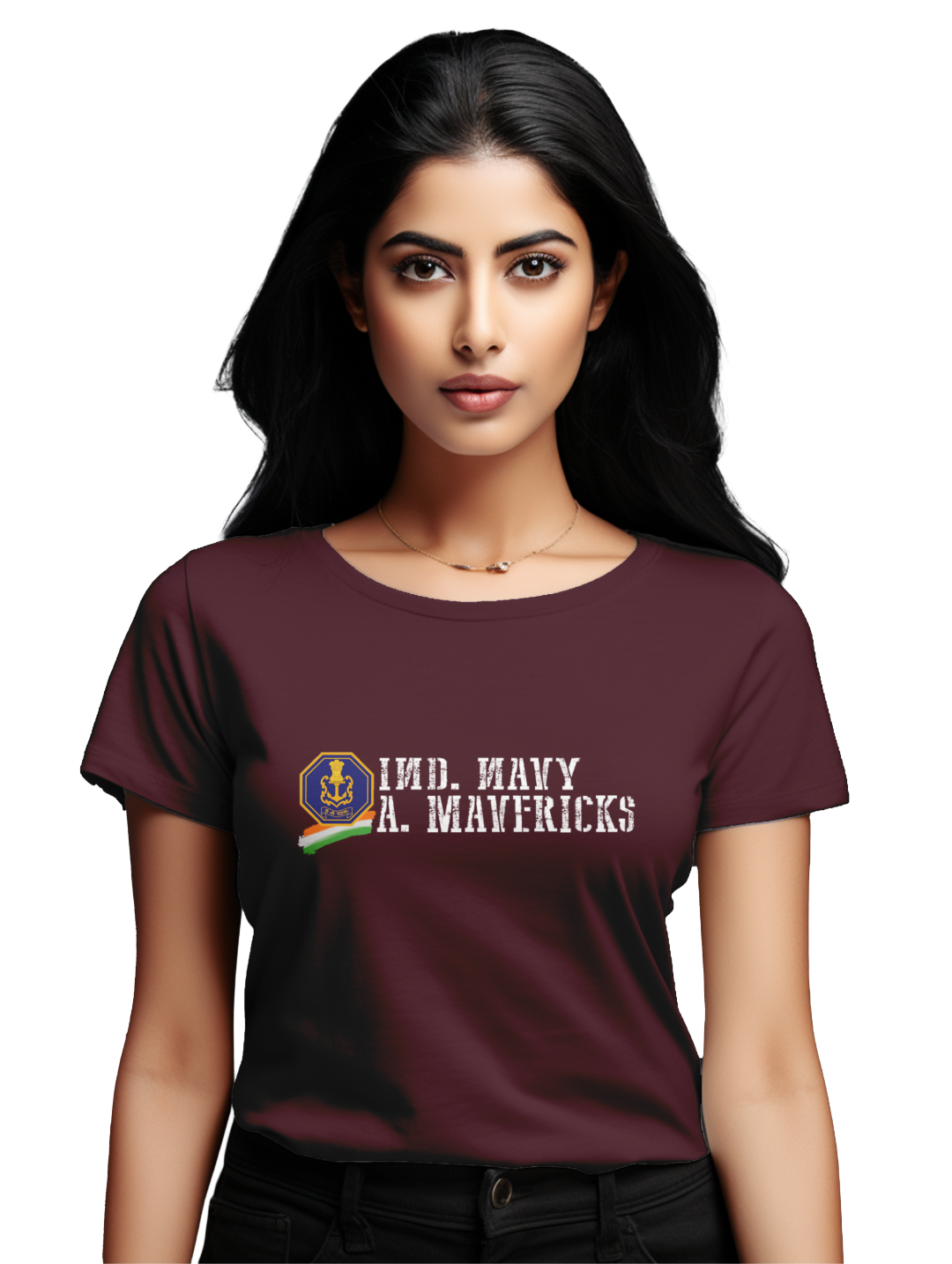 Women's  Ind. Navy A. Maverick T-Shirt