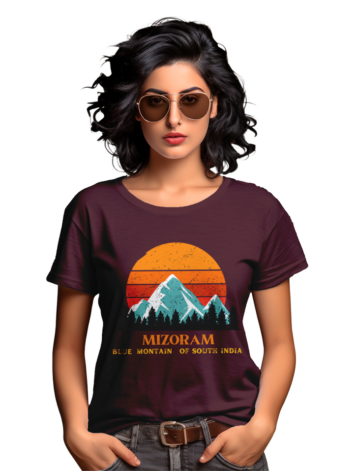 Women's Mizoram Blue Mountains T-Shirt