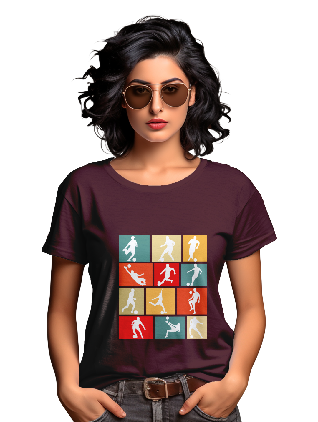 Women's Football collage T-Shirt